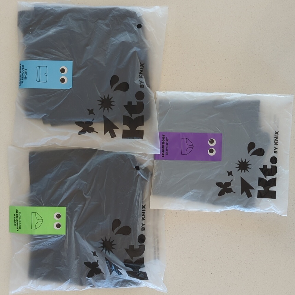 Brand New unopened Knix 3 pairs XS